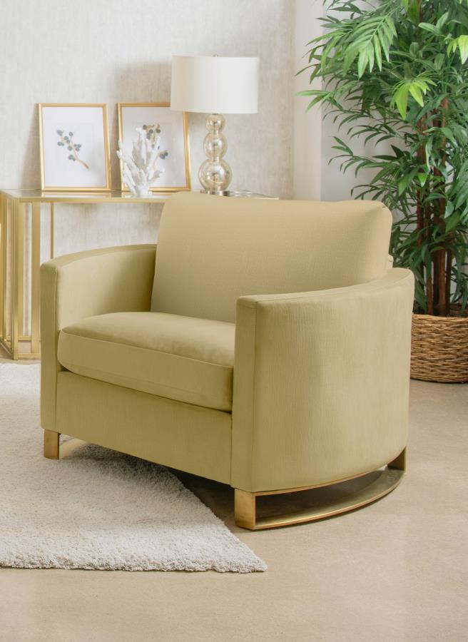 Corliss - Upholstered Arched Arm Accent Chair - Urban Living Furniture (Los Angeles, CA)