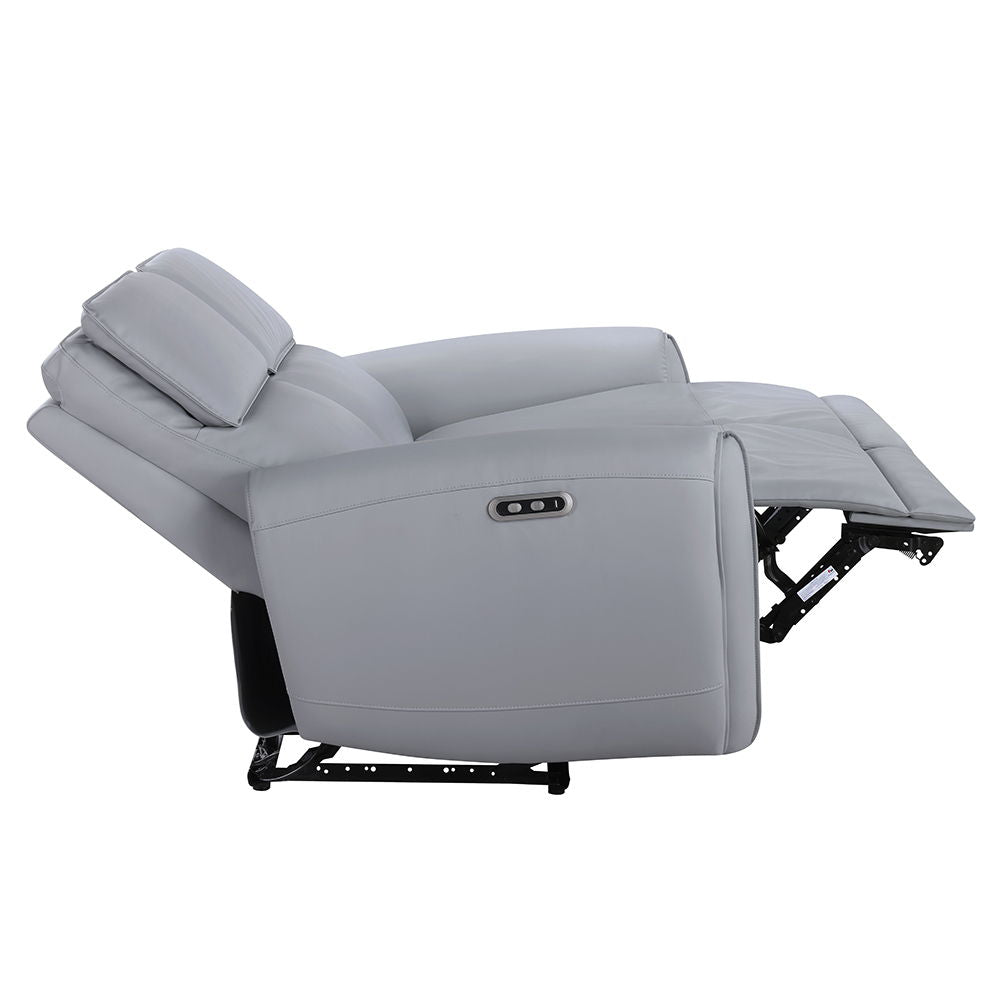 Jeromie - Power Motion Sofa With USB Port - Gray Synthetic Leather - Urban Living Furniture (Los Angeles, CA)
