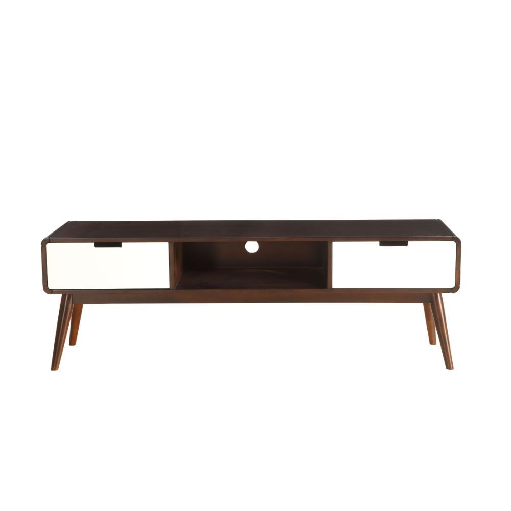 Christa - TV Stand - Espresso & White - Urban Living Furniture (Los Angeles, CA)