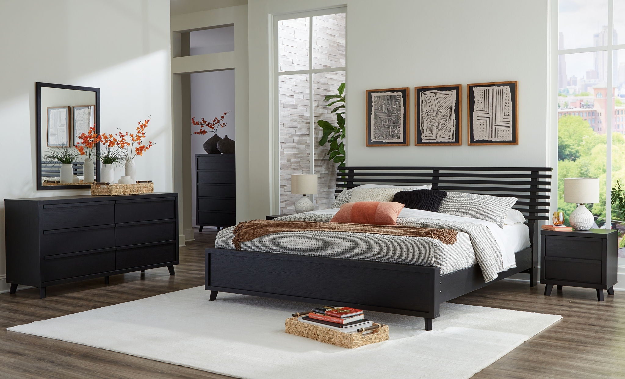 Danziar - Slat Panel Bedroom Set - Urban Living Furniture (Los Angeles, CA)