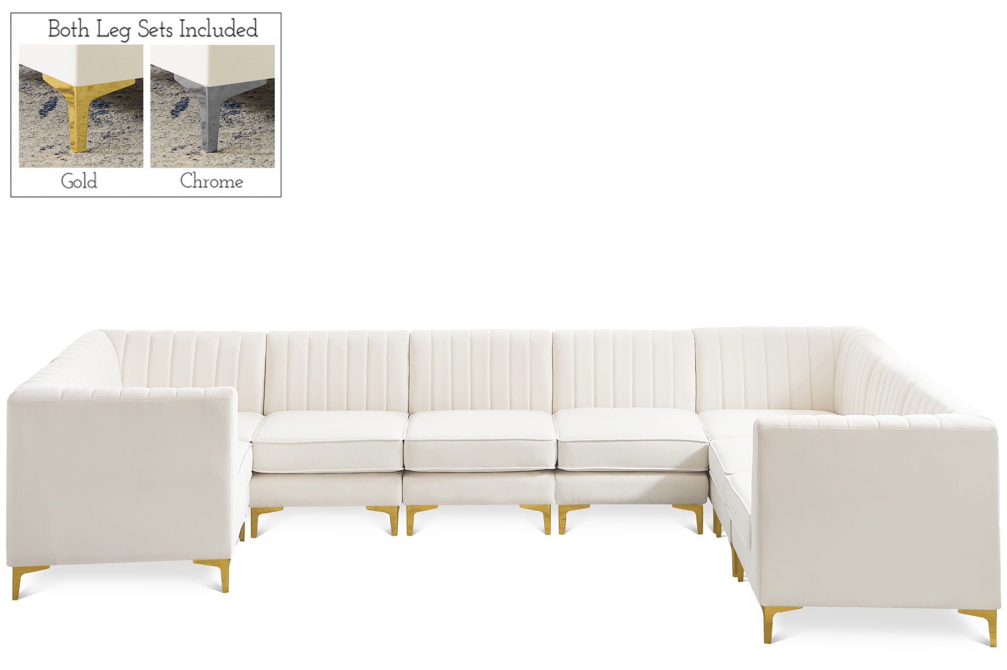 Alina - 8 Piece Modular U-Shaped Sectional - Urban Living Furniture (Los Angeles, CA)