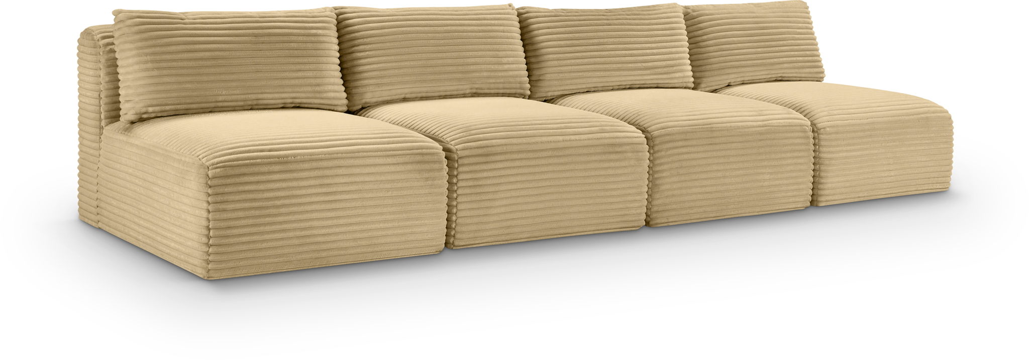 Shaggy - 4 Seat Modular Armless Sofa - Urban Living Furniture (Los Angeles, CA)