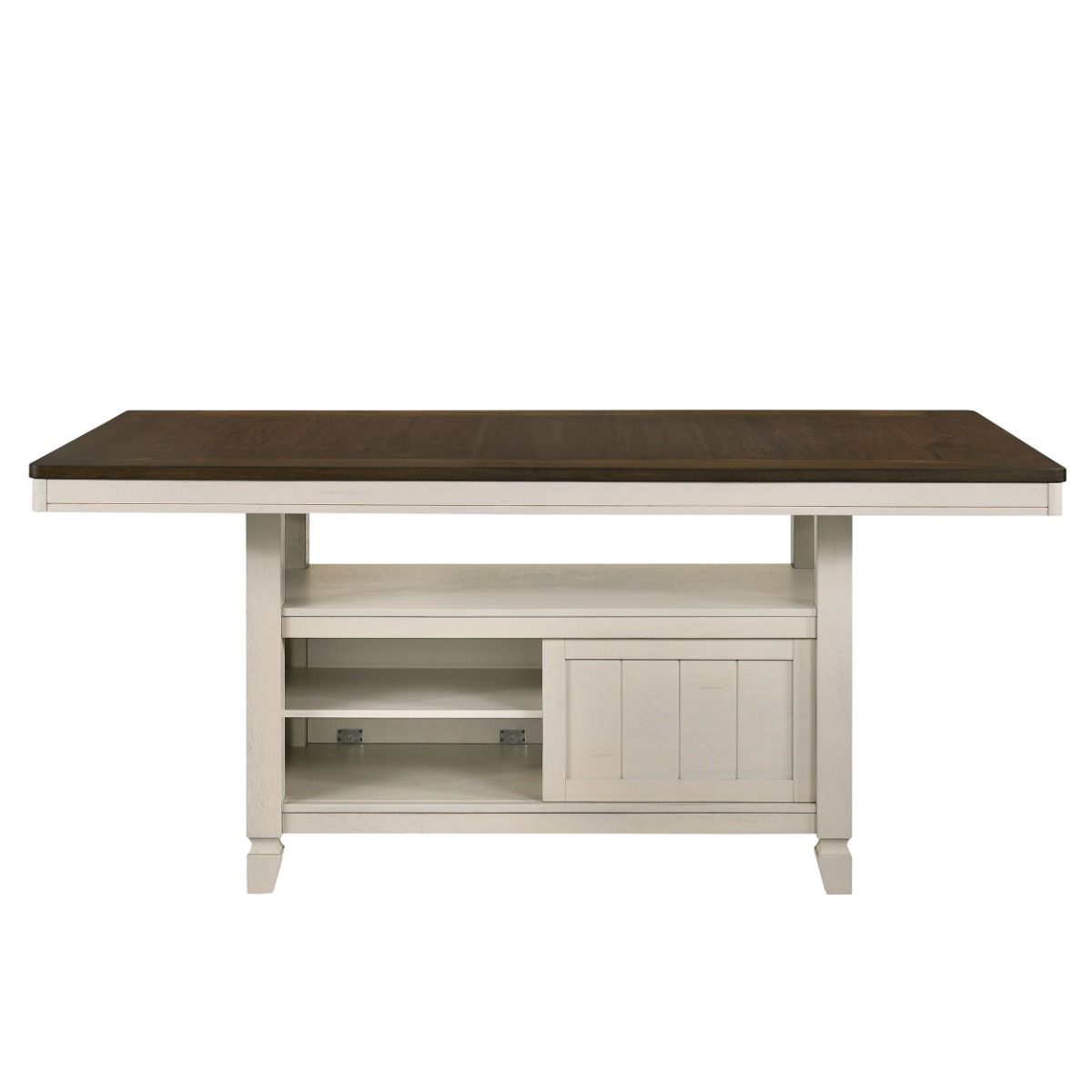 Tasnim - Counter Dining Table - Oak & Antique White - Urban Living Furniture (Los Angeles, CA)