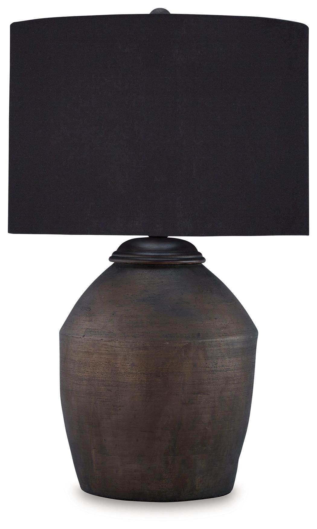 Naareman - Metallic Black - Terracotta Table Lamp - Urban Living Furniture (Los Angeles, CA)