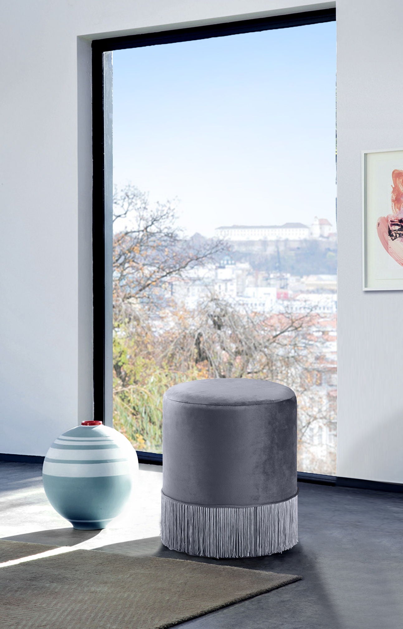 Teddy - Stool Ottoman - Urban Living Furniture (Los Angeles, CA)