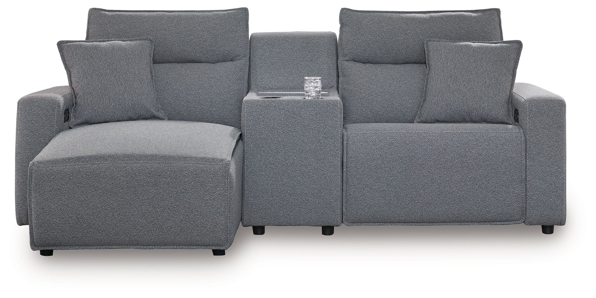 ModMax II - Salt And Pepper - Reclining Sectional - Urban Living Furniture (Los Angeles, CA)