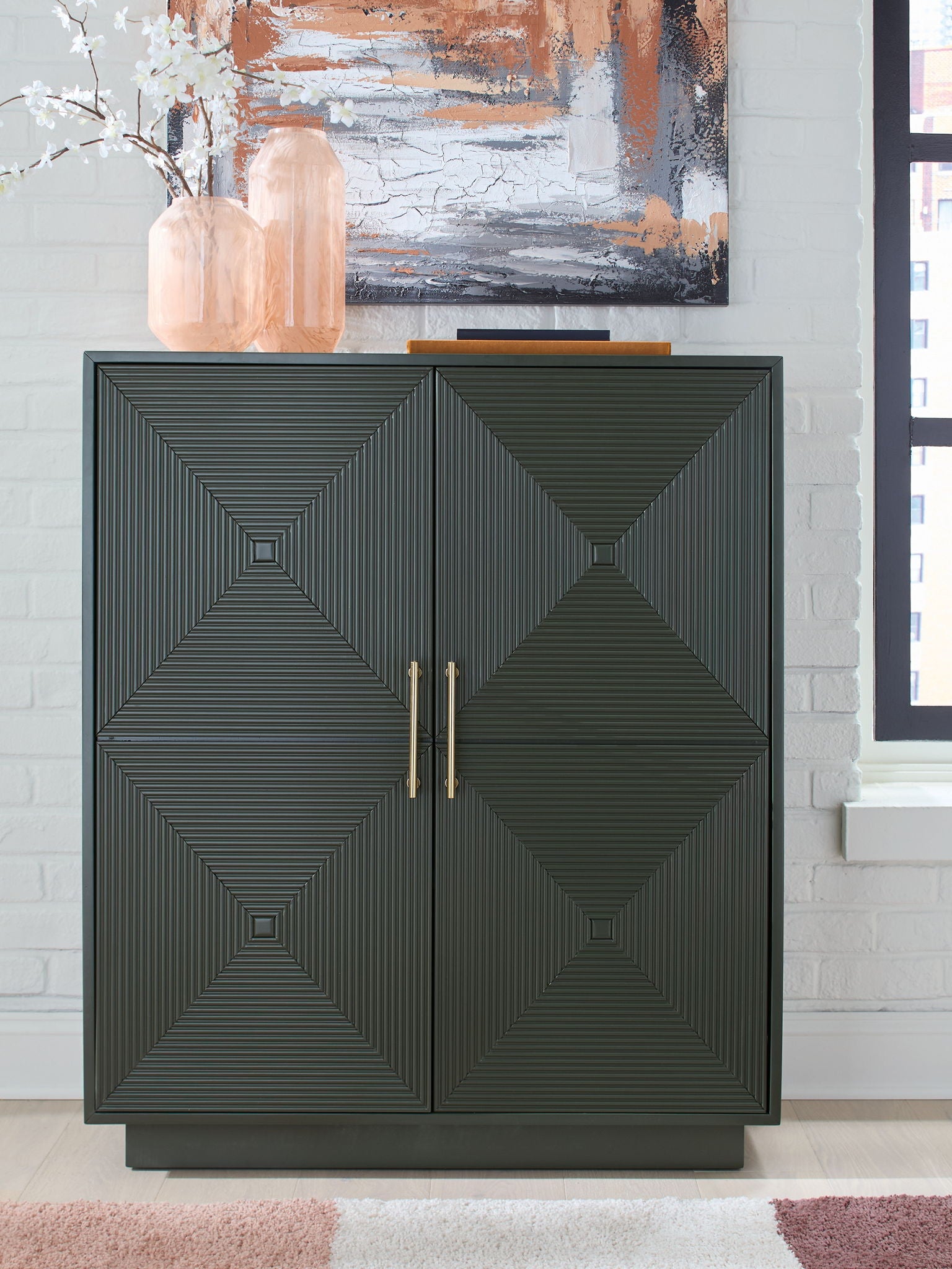 Geirwood - Dark Green - Accent Cabinet - Urban Living Furniture (Los Angeles, CA)