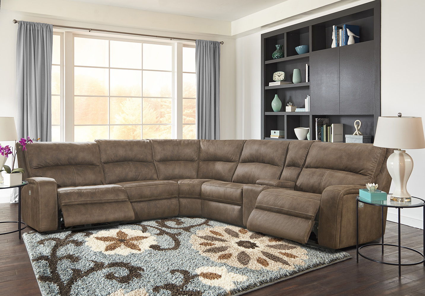 Polaris - Modular Power Reclining Sectional - Urban Living Furniture (Los Angeles, CA)