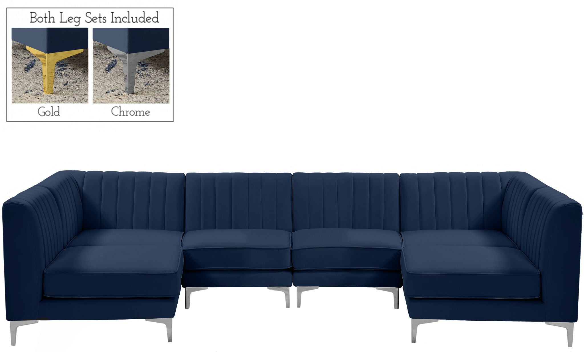 Alina - 6 Piece Modular U-Shaped Sectional - Urban Living Furniture (Los Angeles, CA)
