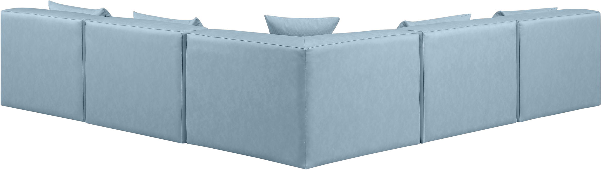 Cube - 5 Piece Modular Corner Armless Sectional