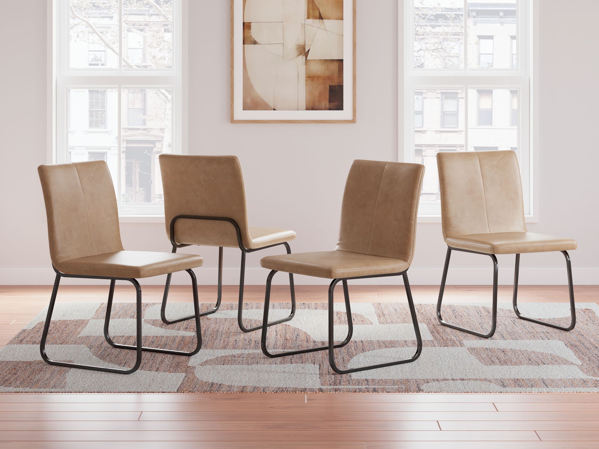Pharwynn - Toast - Dining Upholstered Side Chair (Set of 4) - Urban Living Furniture (Los Angeles, CA)