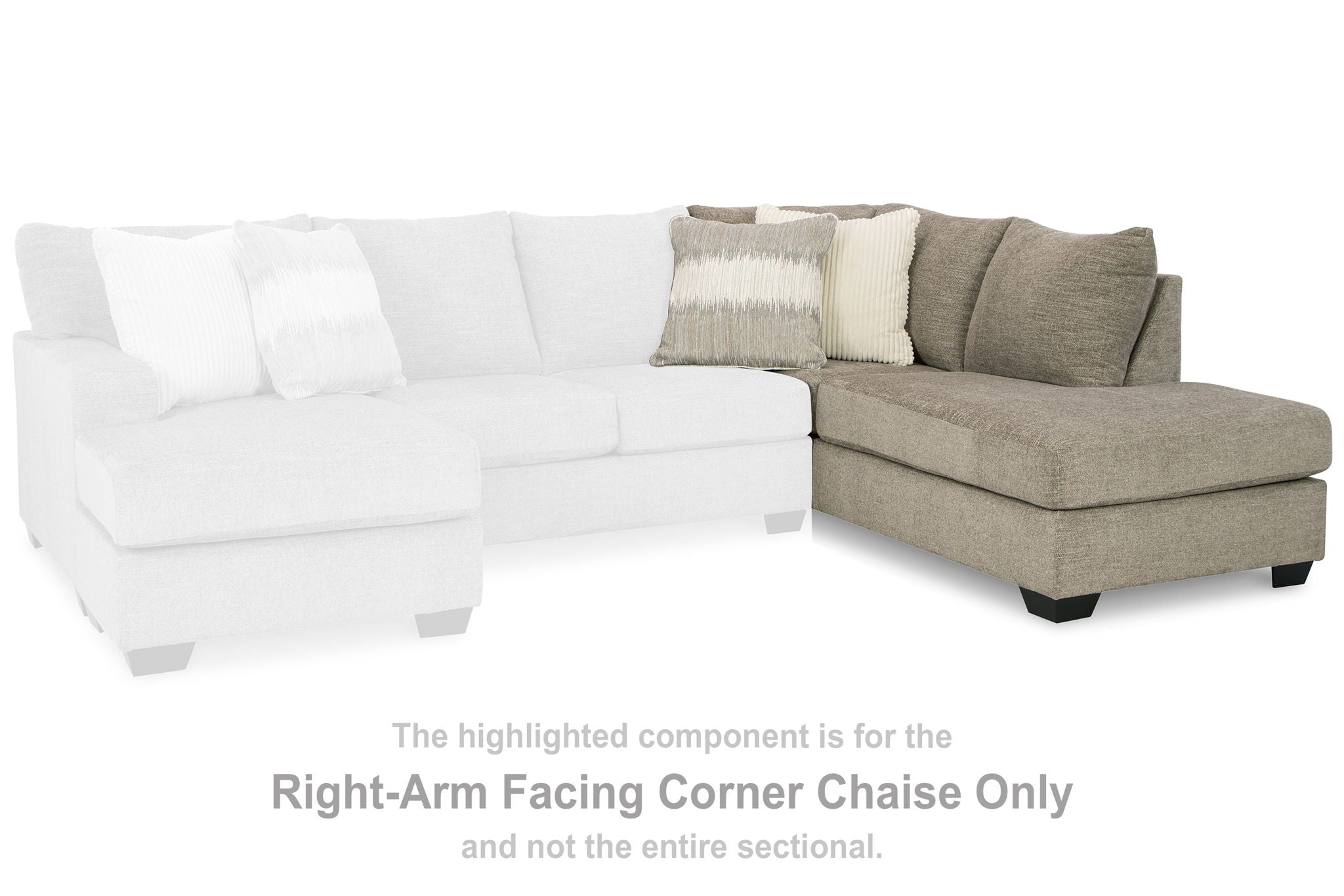 Creswell - Stone - RAF Corner Chaise - Urban Living Furniture (Los Angeles, CA)