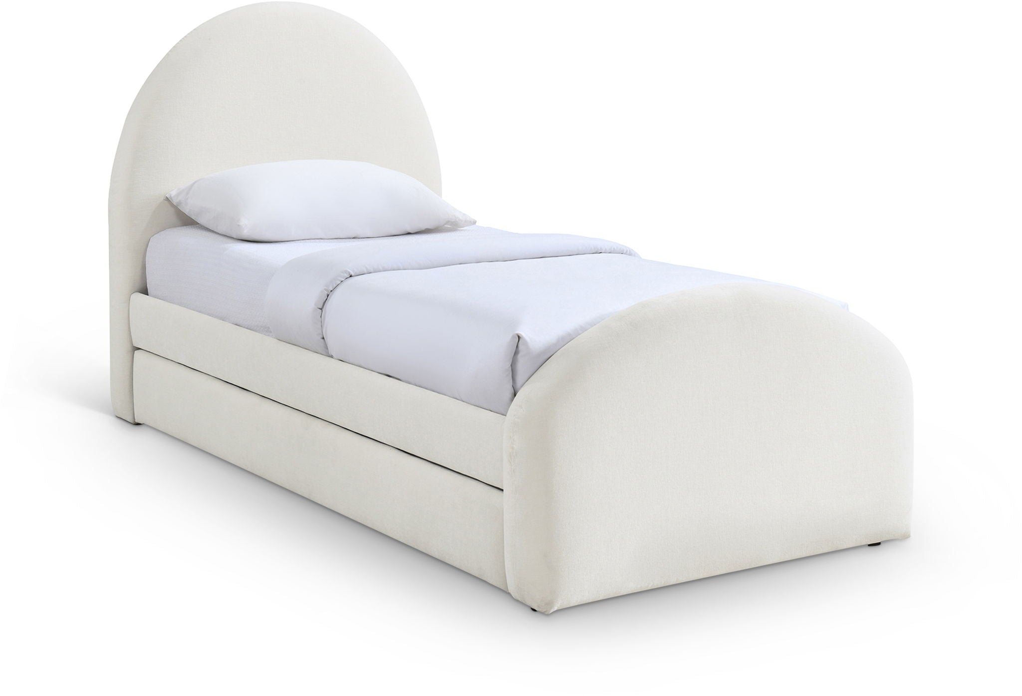 Andaz - Chenille Fabric Upholstered Trundle Bed - Urban Living Furniture (Los Angeles, CA)