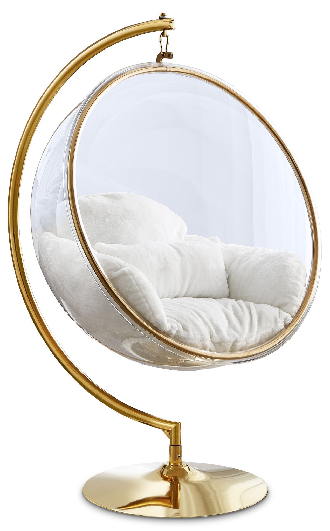 Luna - Swing Accent Chair - White - Urban Living Furniture (Los Angeles, CA)