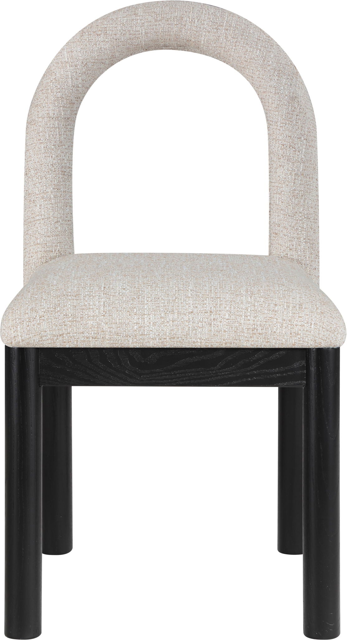 Conrad - Linen Dining Chair With Black Legs - Urban Living Furniture (Los Angeles, CA)
