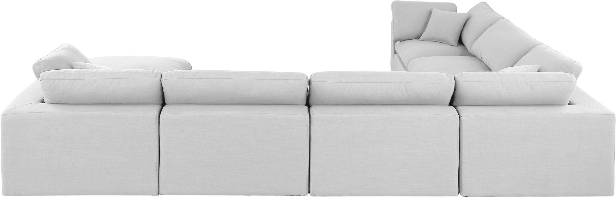 Comfy - 7 Piece Linen Modular Sectional With Chaise - Urban Living Furniture (Los Angeles, CA)