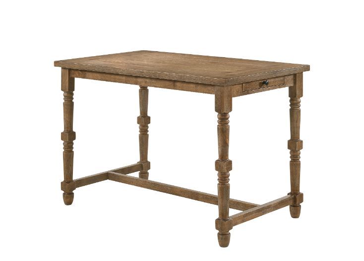 Farsiris - Counter Height Table - Weathered Oak - Urban Living Furniture (Los Angeles, CA)