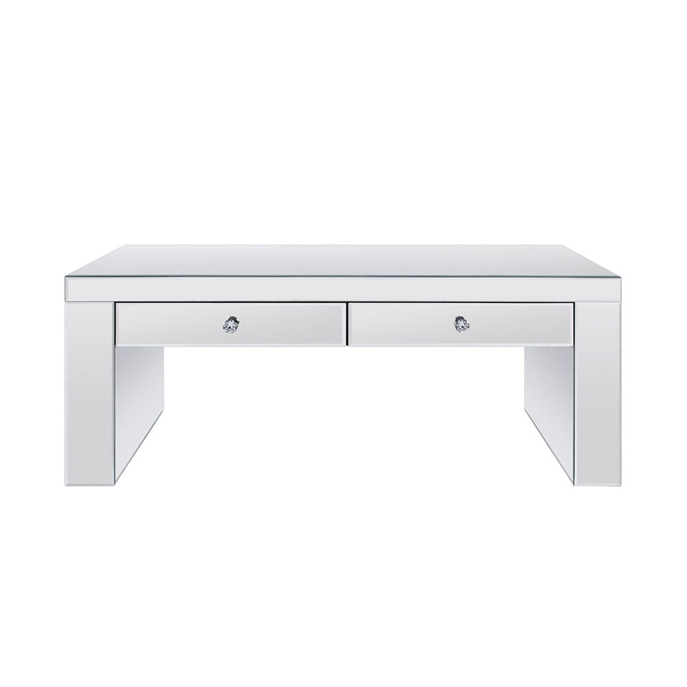 Noralie - 19"H Coffee Table - Mirrored & Faux Diamonds - Urban Living Furniture (Los Angeles, CA)
