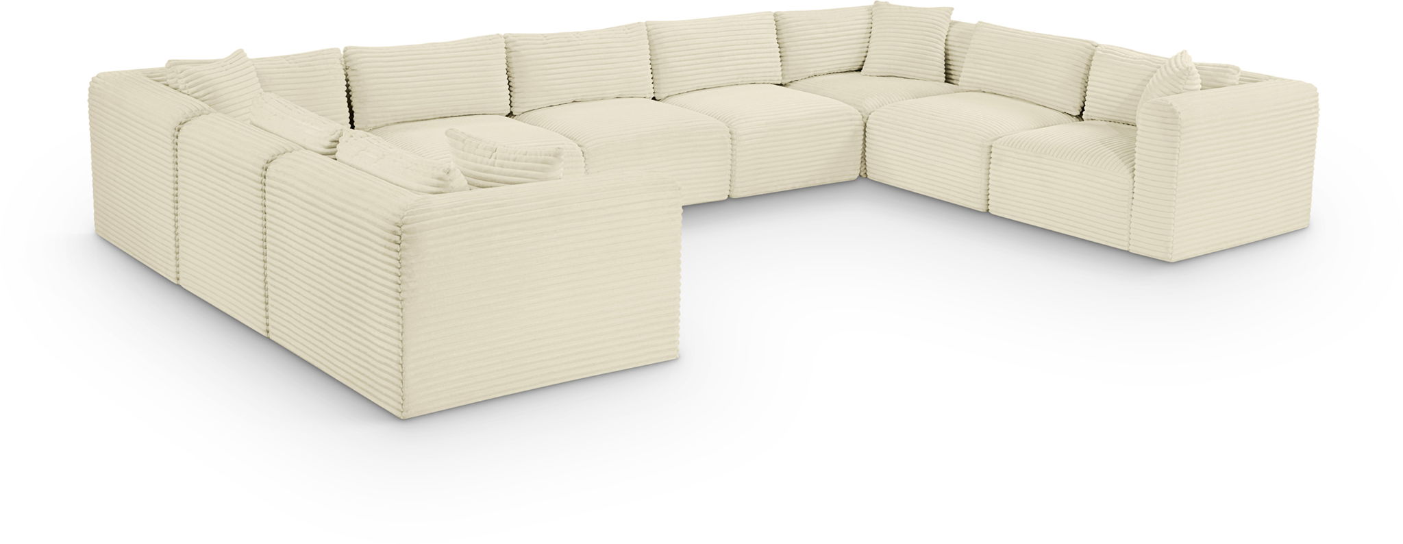 Shaggy - 9 Piece Modular U-Shaped Sectional - Urban Living Furniture (Los Angeles, CA)