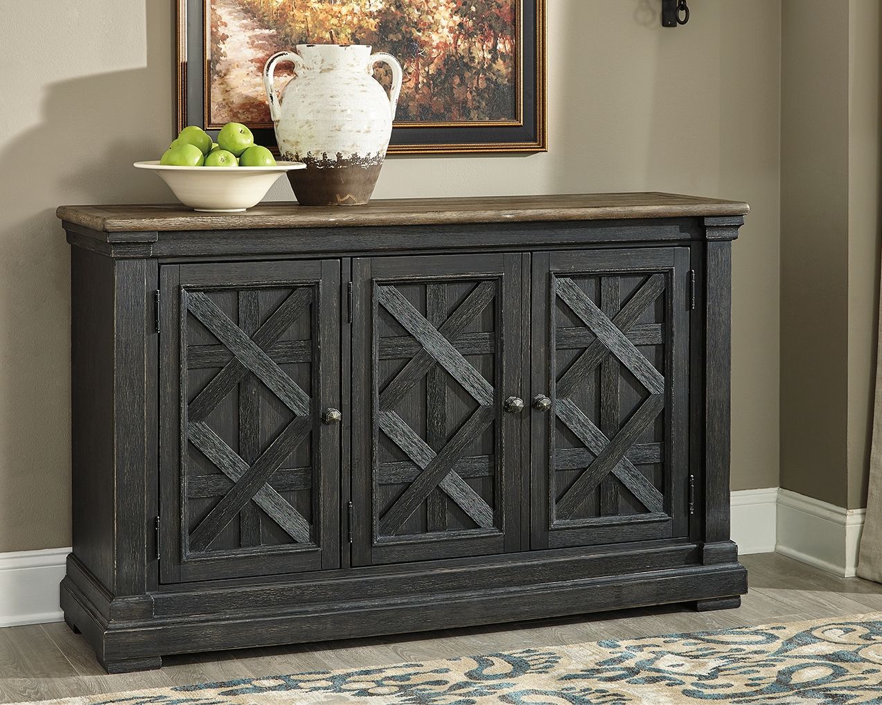 Tyler Creek - Black / Gray - Dining Room Server - Urban Living Furniture (Los Angeles, CA)