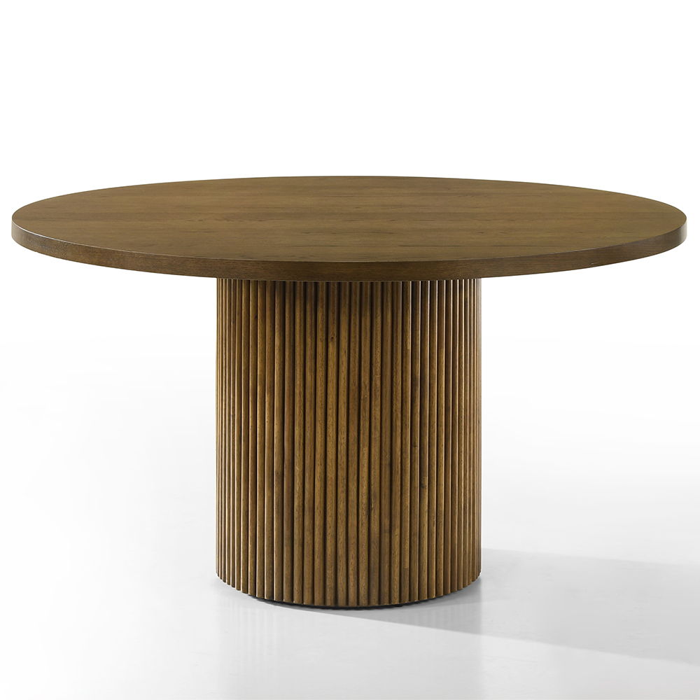 Hezrai - Round Dining Table - Light Brown - Urban Living Furniture (Los Angeles, CA)