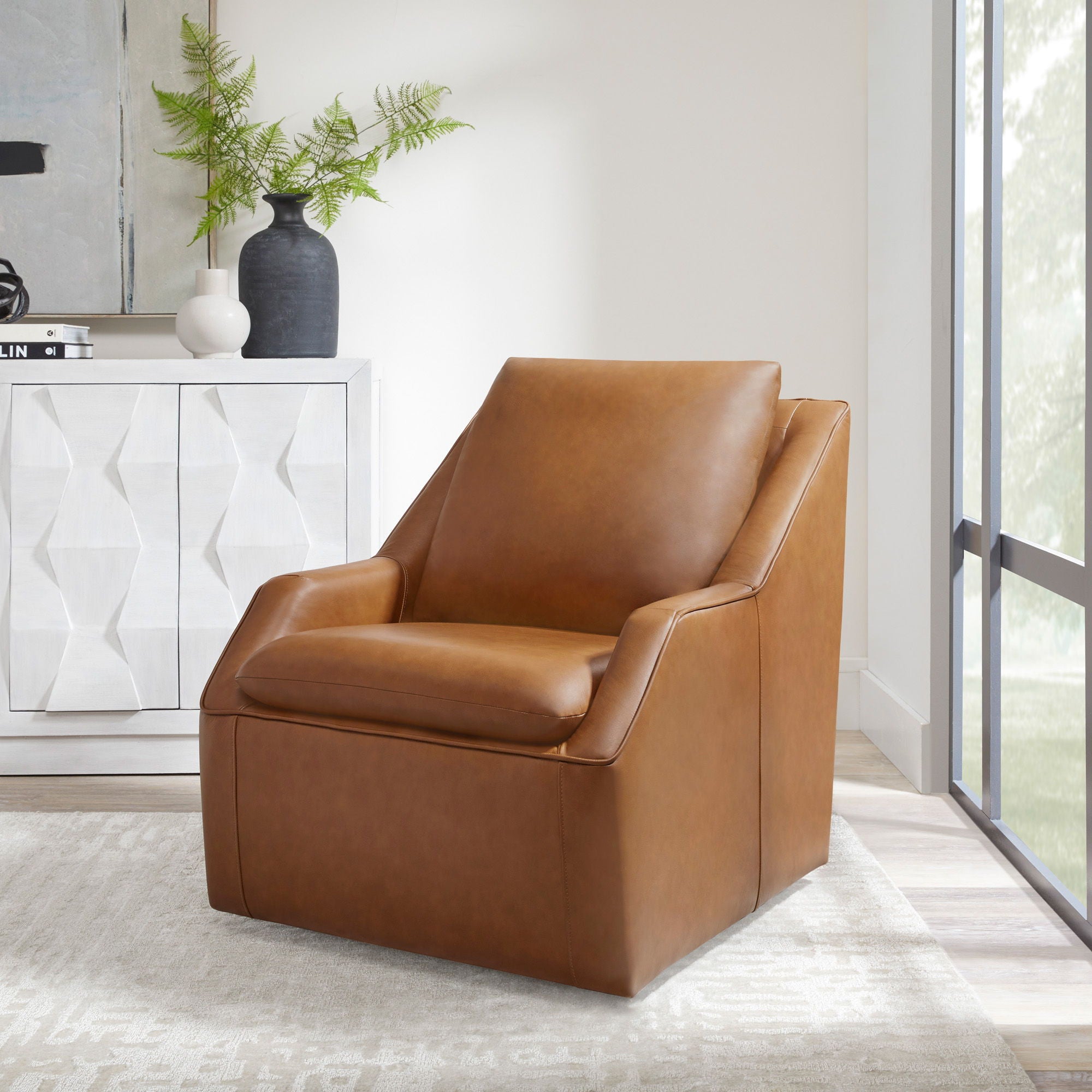 Asher - Swivel Accent Chair - Urban Living Furniture (Los Angeles, CA)