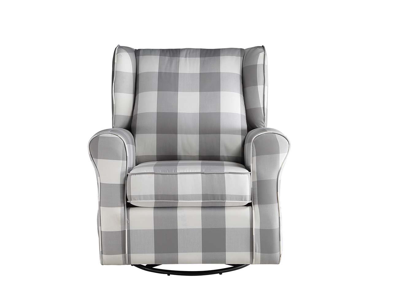 Patli - Swivel Chair With Glider - Gray Fabric - Urban Living Furniture (Los Angeles, CA)