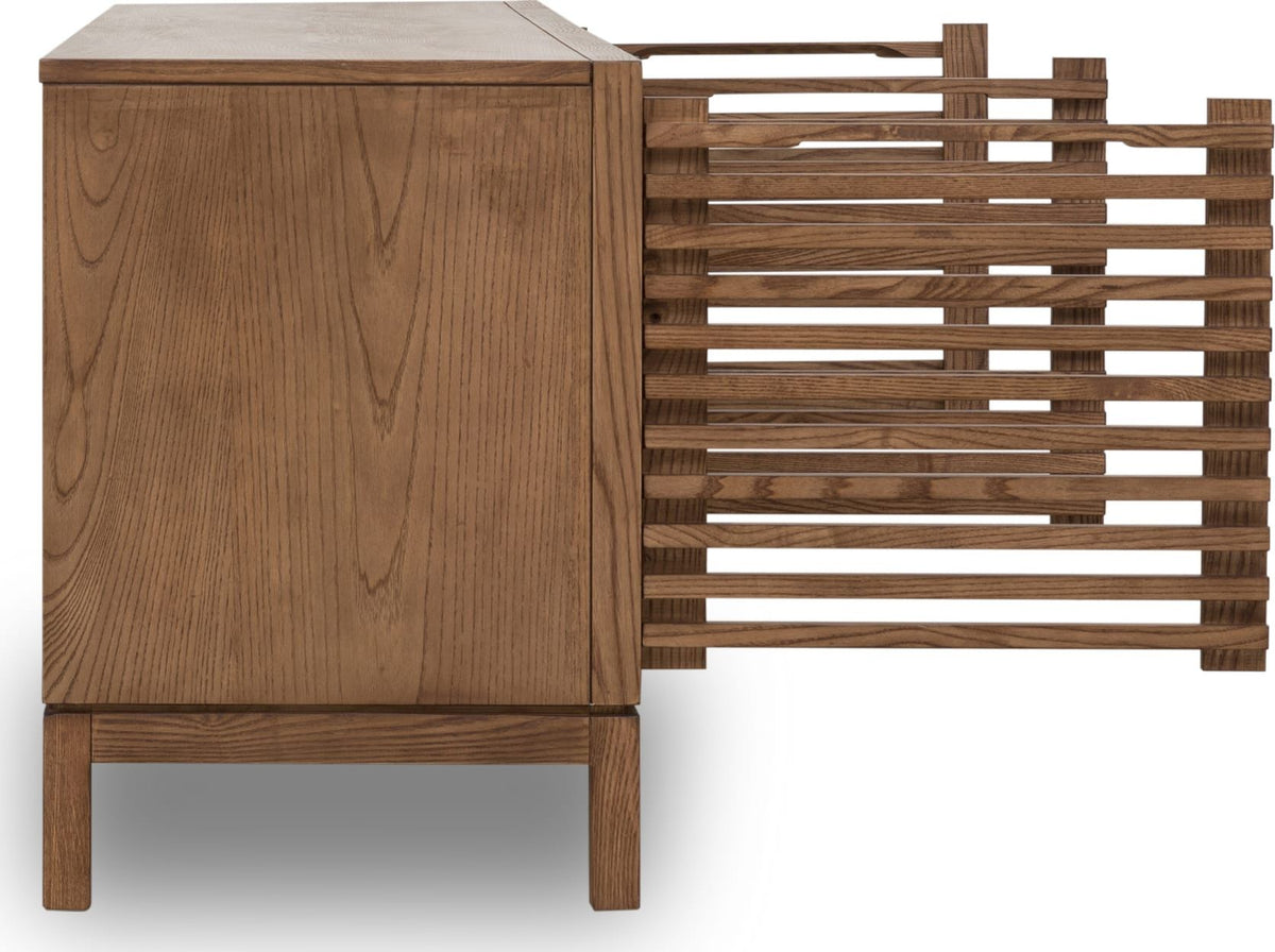 Tanner - Four Door Solid Ash Media Console