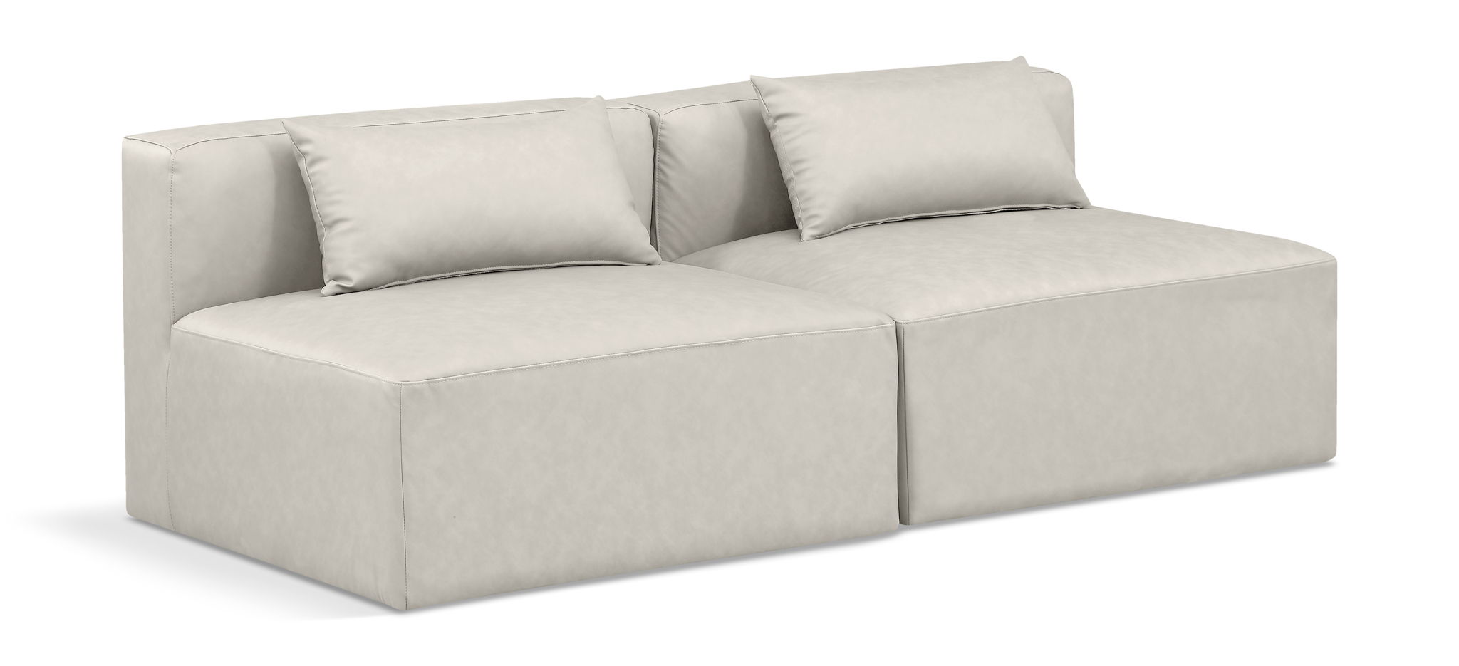 Cube - Modular 2 Seat Armless Sofa - Urban Living Furniture (Los Angeles, CA)