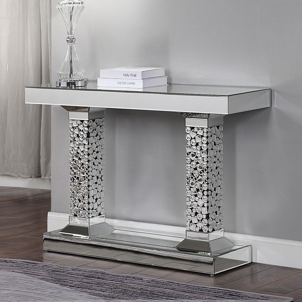Kachina - Console Table - Mirrored & Faux Gems - Urban Living Furniture (Los Angeles, CA)