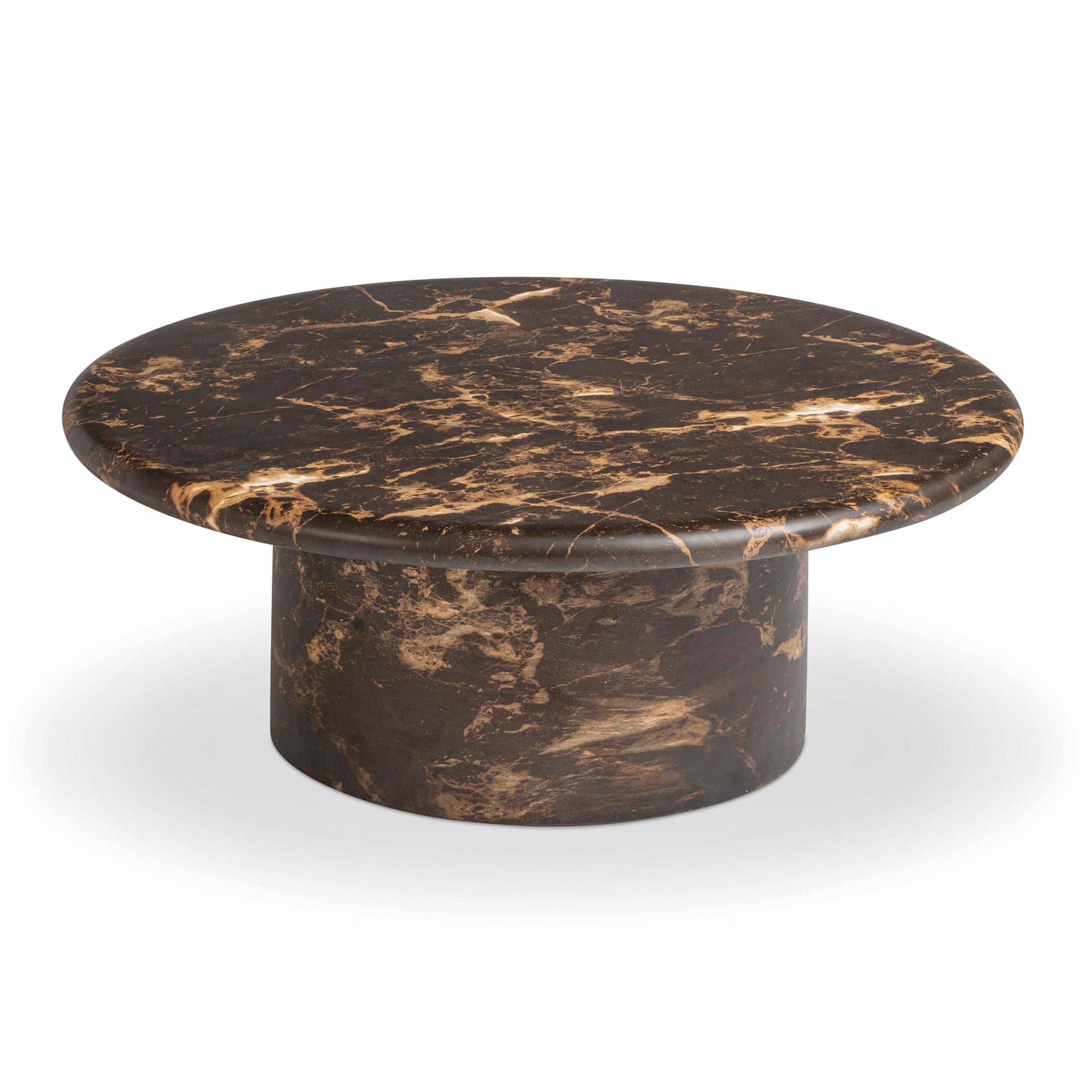 Byron - Round Coffee Table - Dark Brown - Urban Living Furniture (Los Angeles, CA)