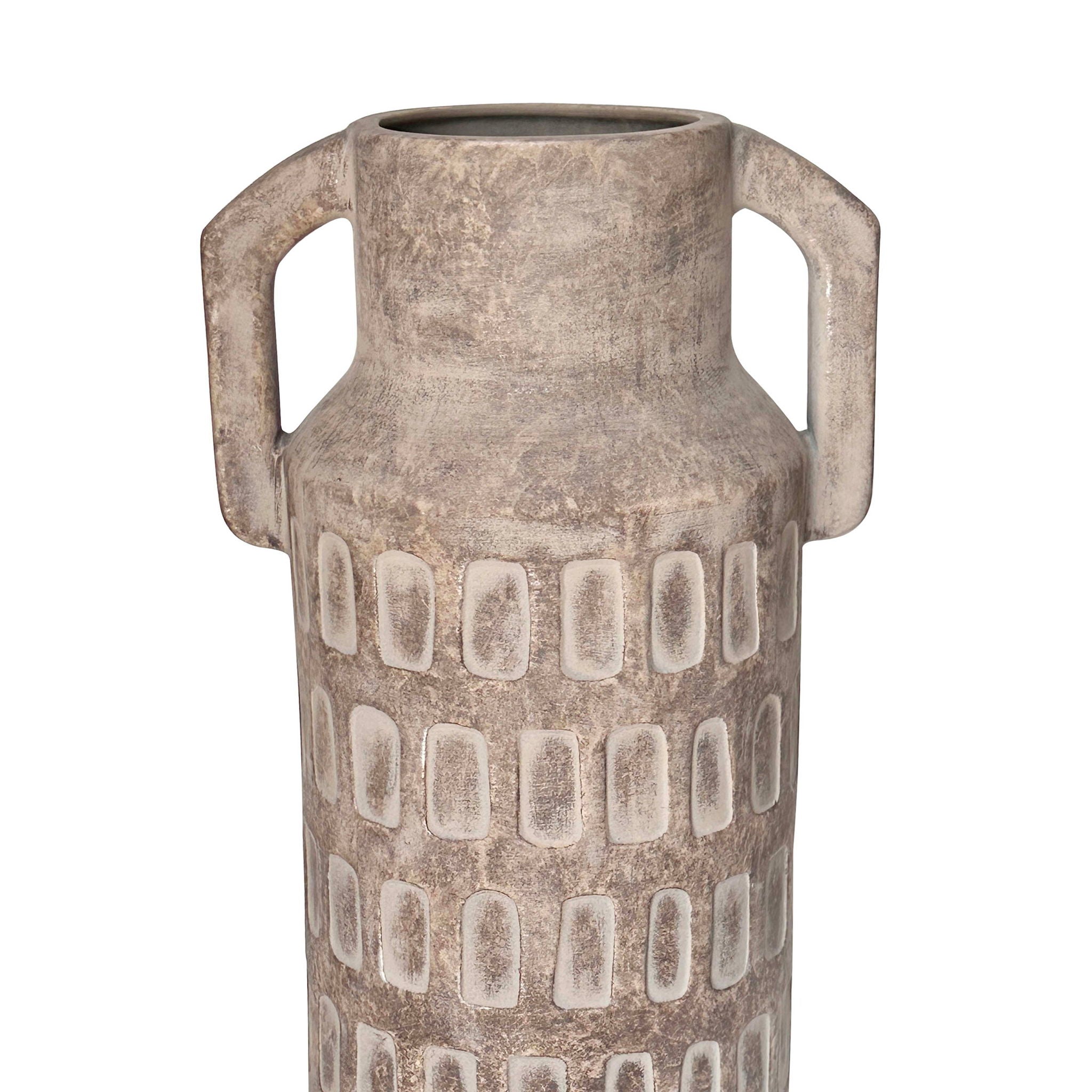 Earthenware - Diode Flower Vase - Light Brown - Urban Living Furniture (Los Angeles, CA)