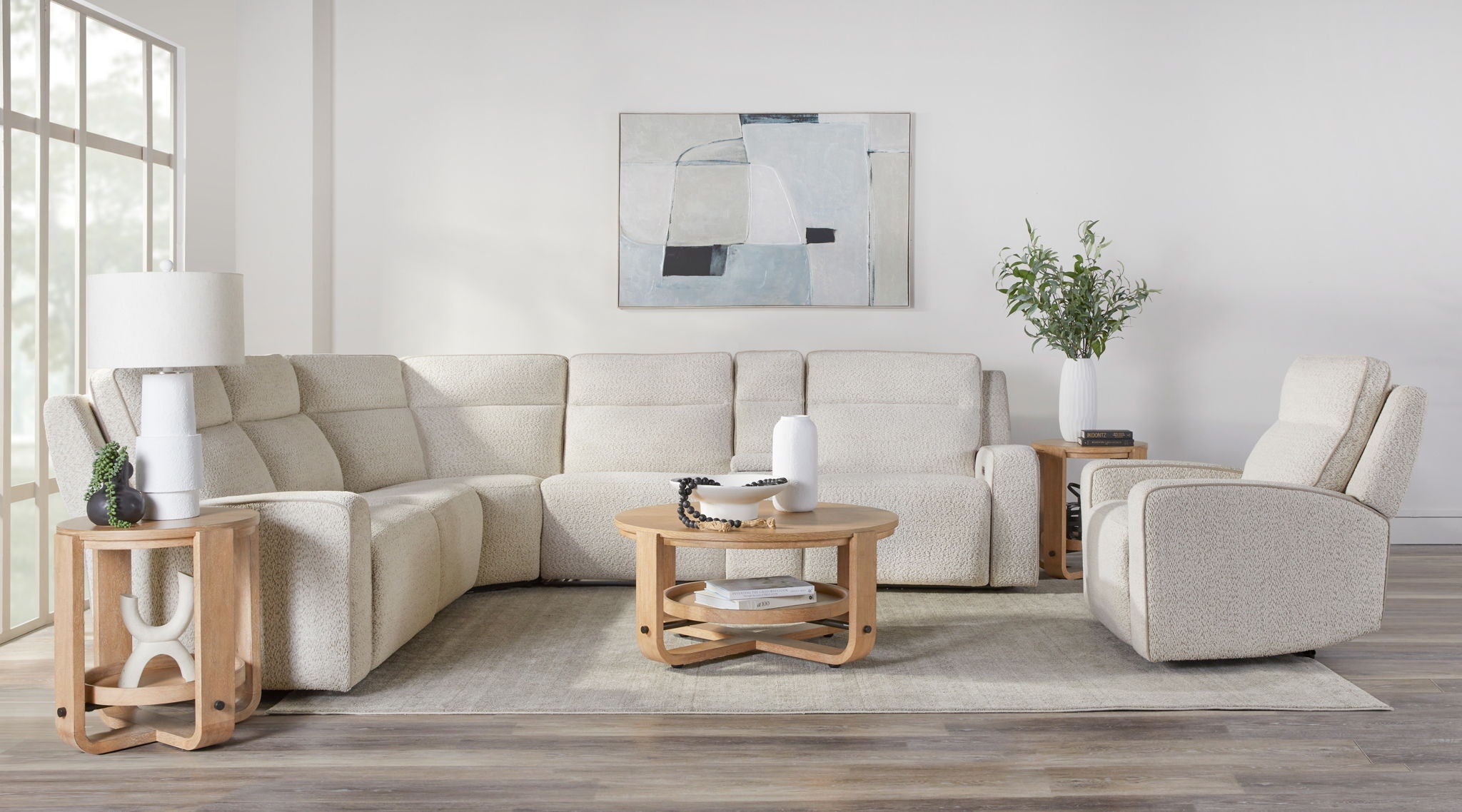 Lancaster - Corner Wedge - Fluffy River Rock - Urban Living Furniture (Los Angeles, CA)