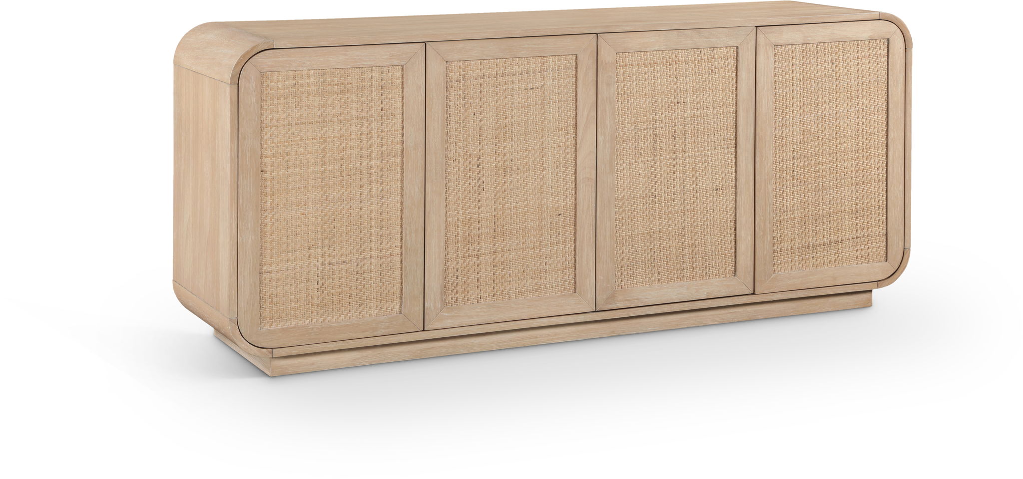 Windsor - 72" Rubberwood Sideboard / Buffet - Natural - Urban Living Furniture (Los Angeles, CA)