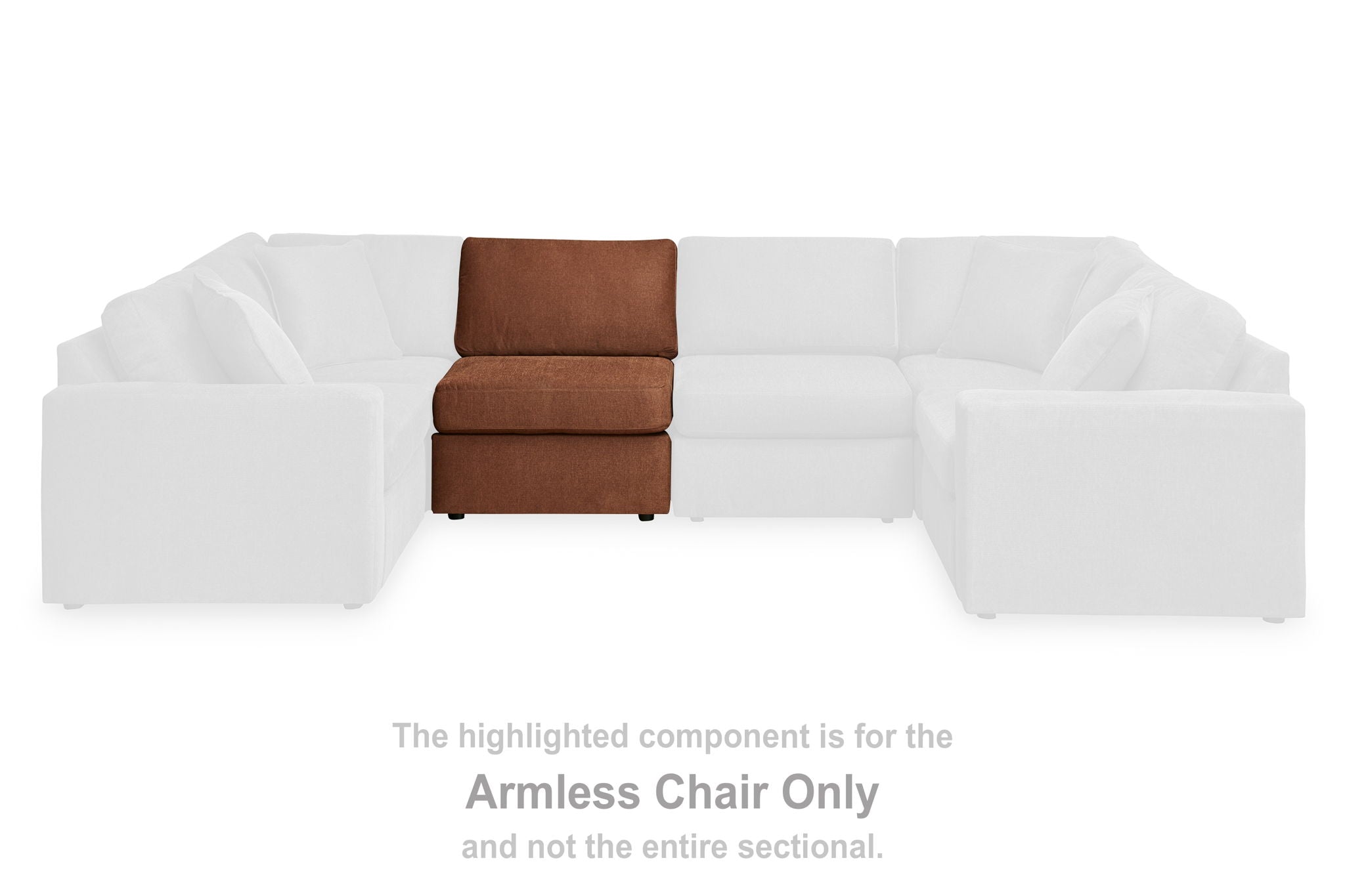 Modmax - Spice - Armless Chair - Urban Living Furniture (Los Angeles, CA)