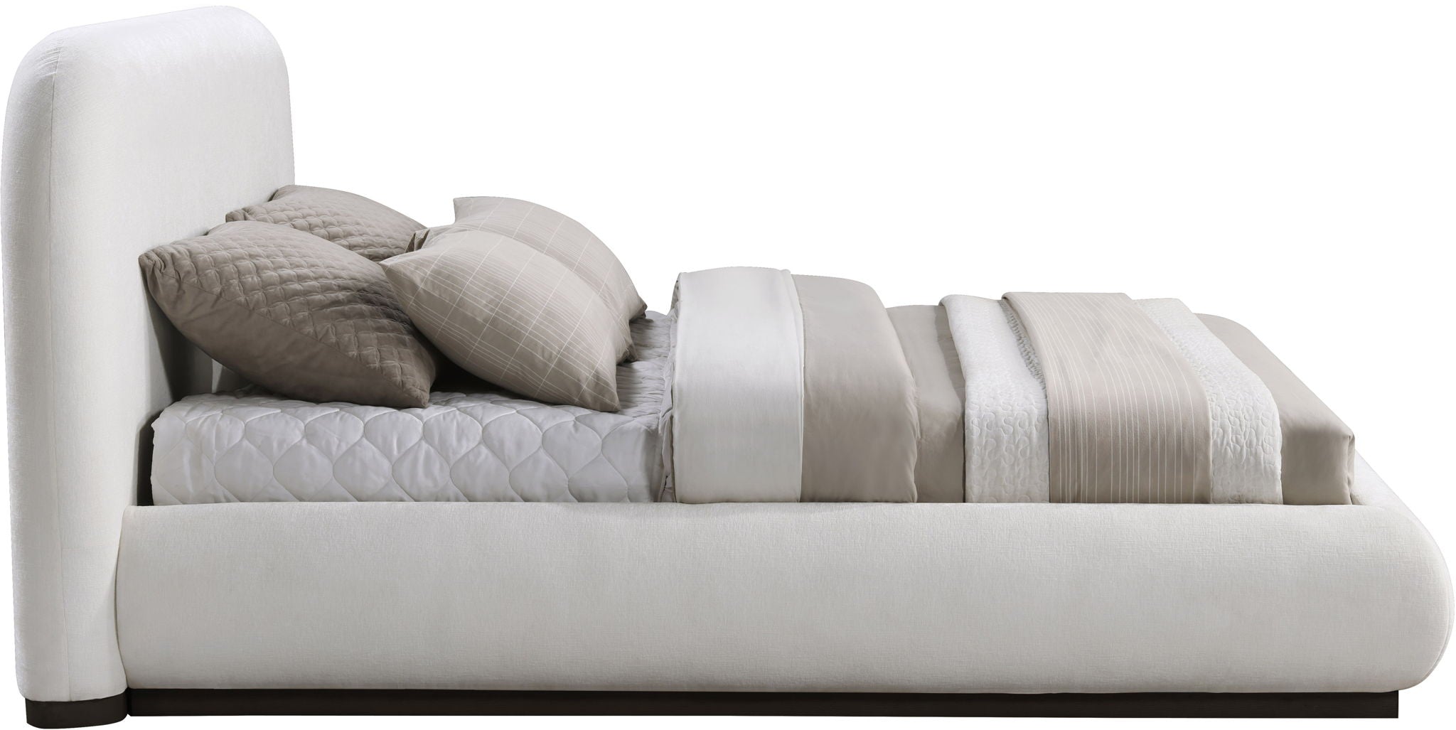 Vaughn - Chenille Bed With Black Base - Urban Living Furniture (Los Angeles, CA)