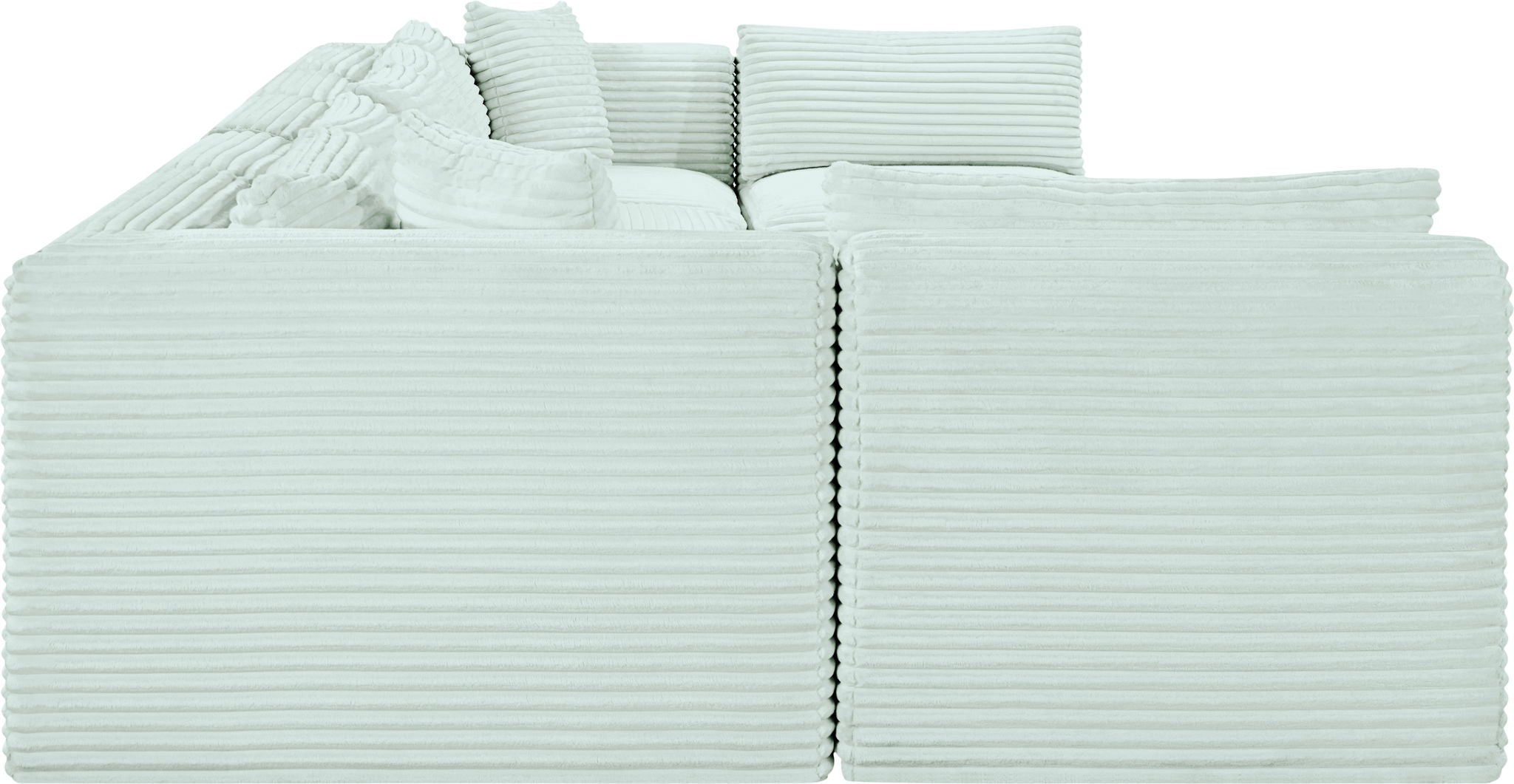 Shaggy - 7 Piece Modular U-Shaped Armless Sectional - Urban Living Furniture (Los Angeles, CA)