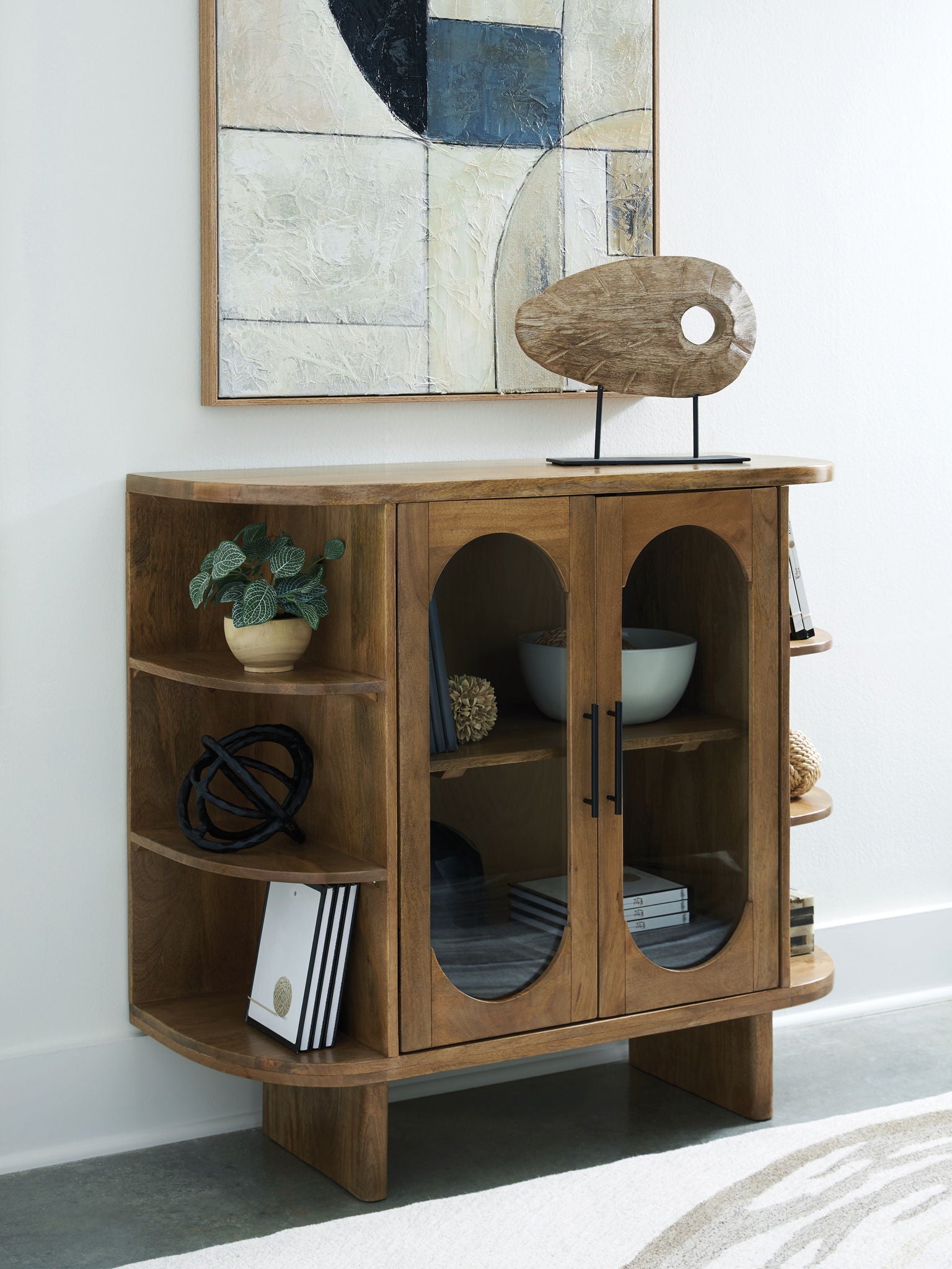 Niall - Light Brown - Accent Cabinet - Urban Living Furniture (Los Angeles, CA)
