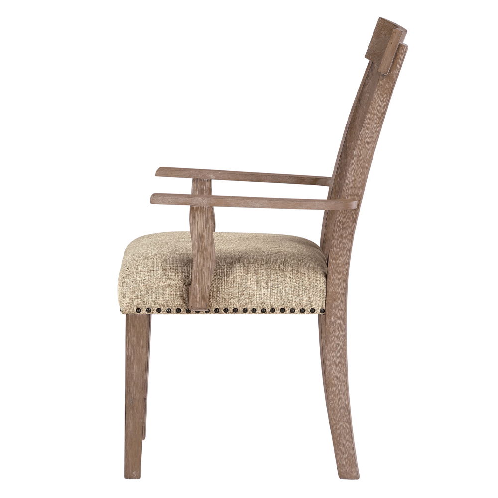 Nathaniel - Arm Chair (Set of 2) - Fabric & Maple - Urban Living Furniture (Los Angeles, CA)