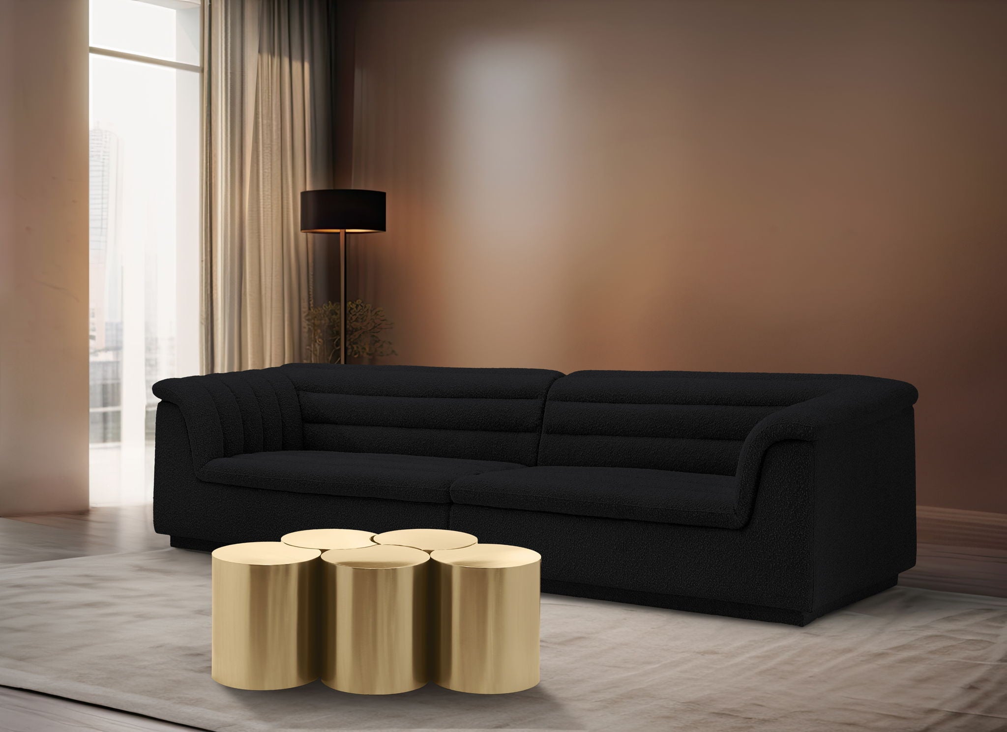 Dimple - 5 Piece Modular Coffee Table - Urban Living Furniture (Los Angeles, CA)