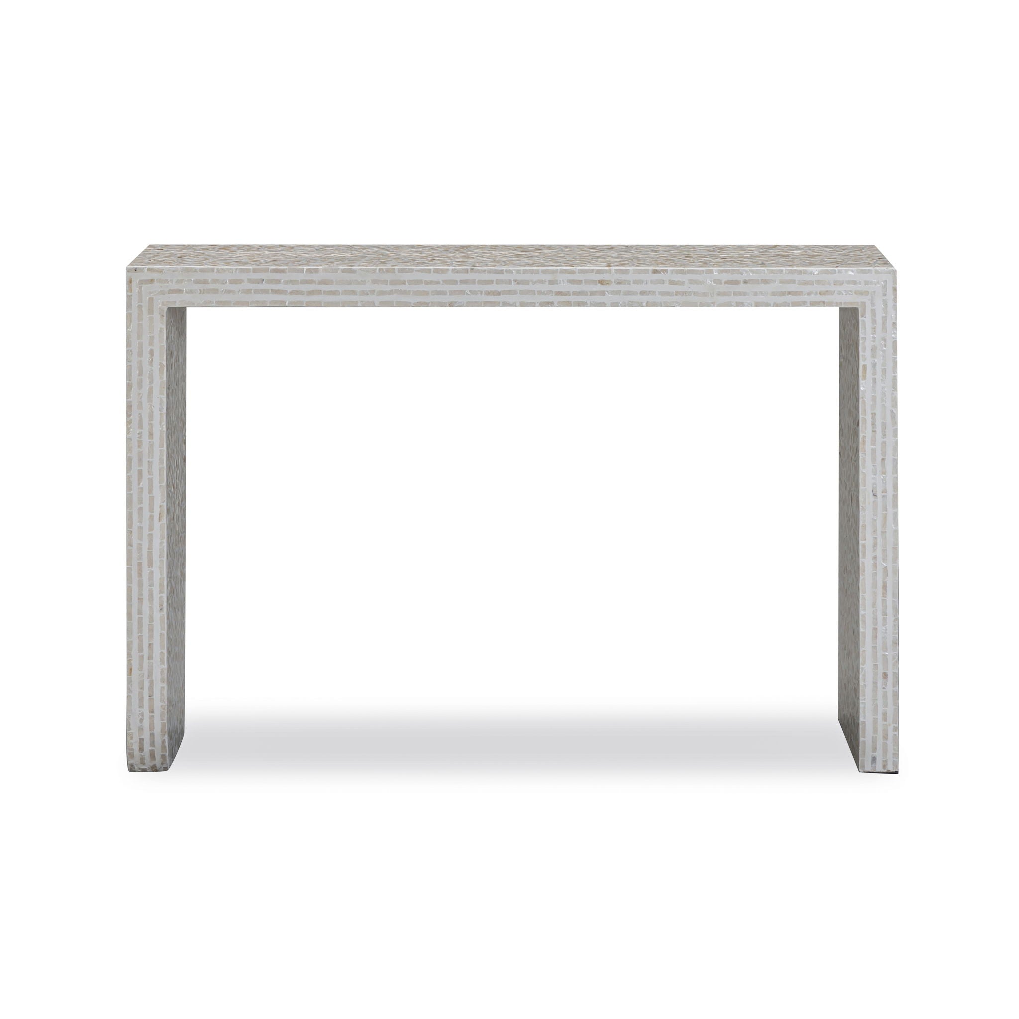 Cyprus - Capiz Shell Console Table - Cream