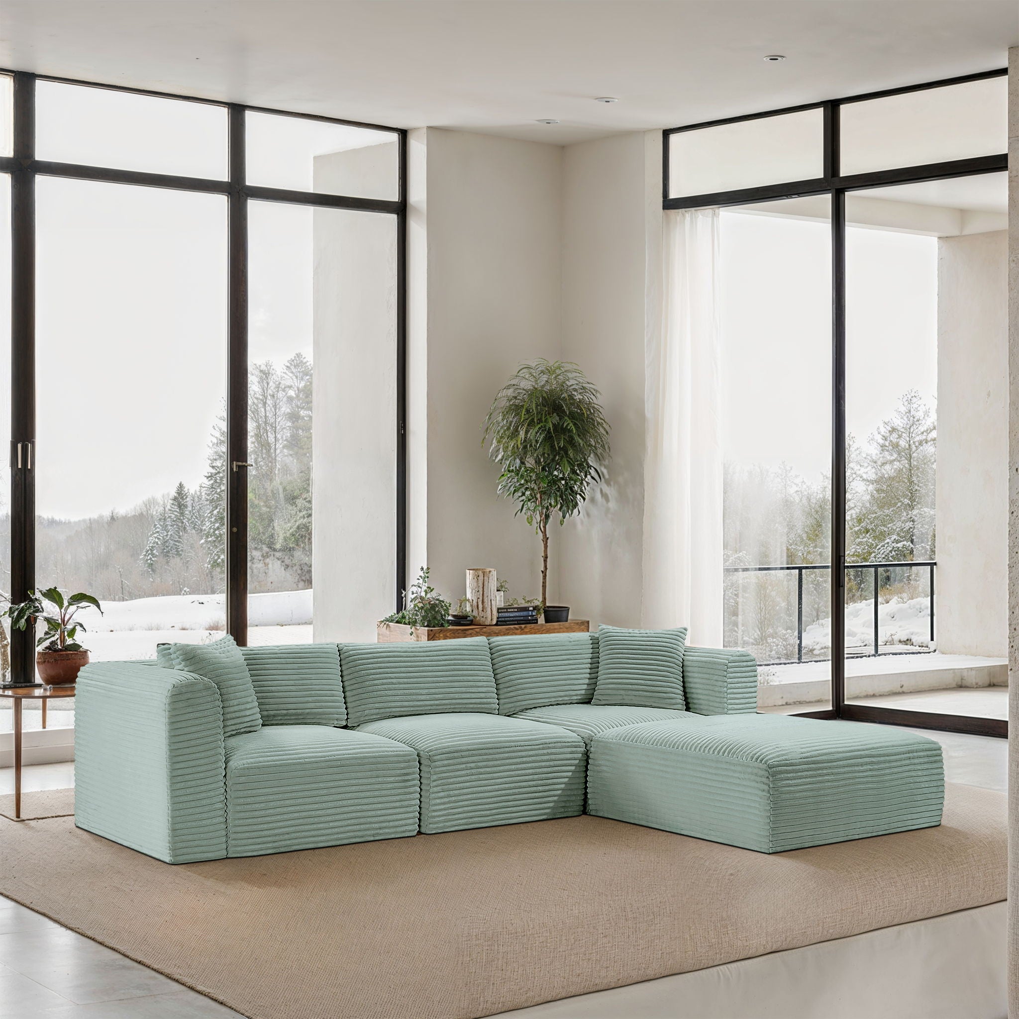 Shaggy - 4 Piece Modular Sectional - Urban Living Furniture (Los Angeles, CA)