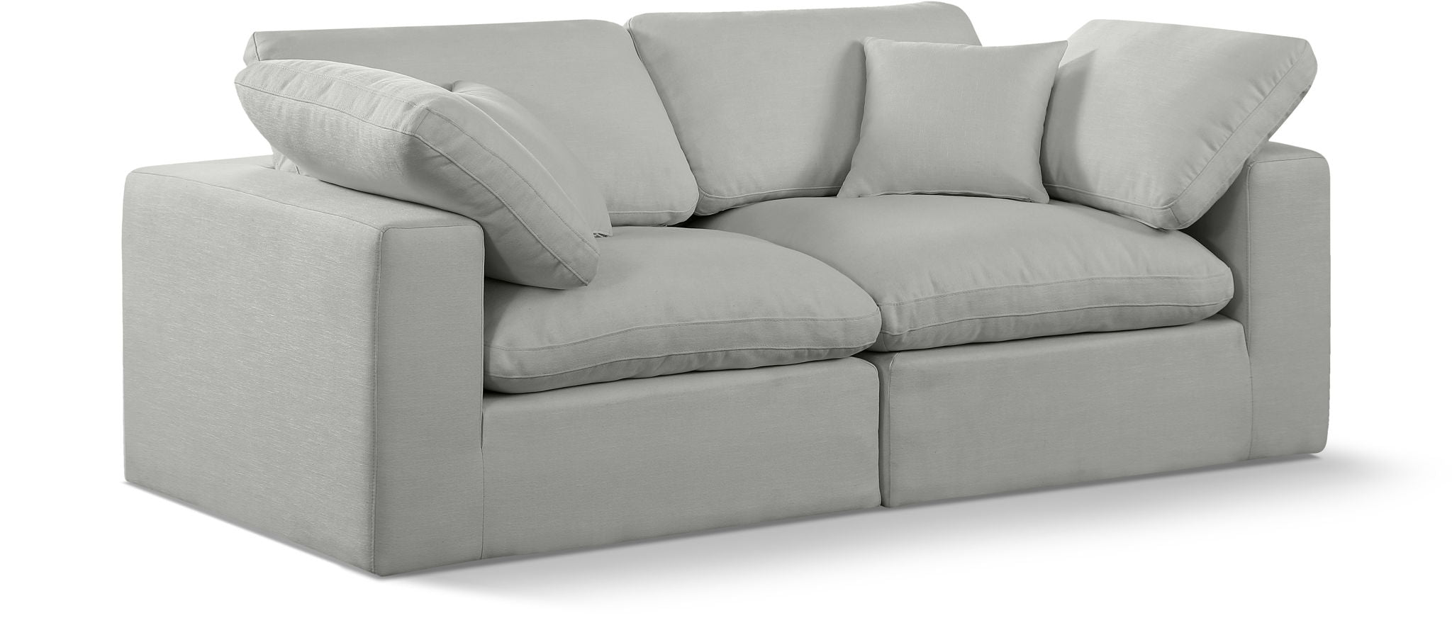 Comfy - Linen Modular Sofa 2 Seats - Urban Living Furniture (Los Angeles, CA)