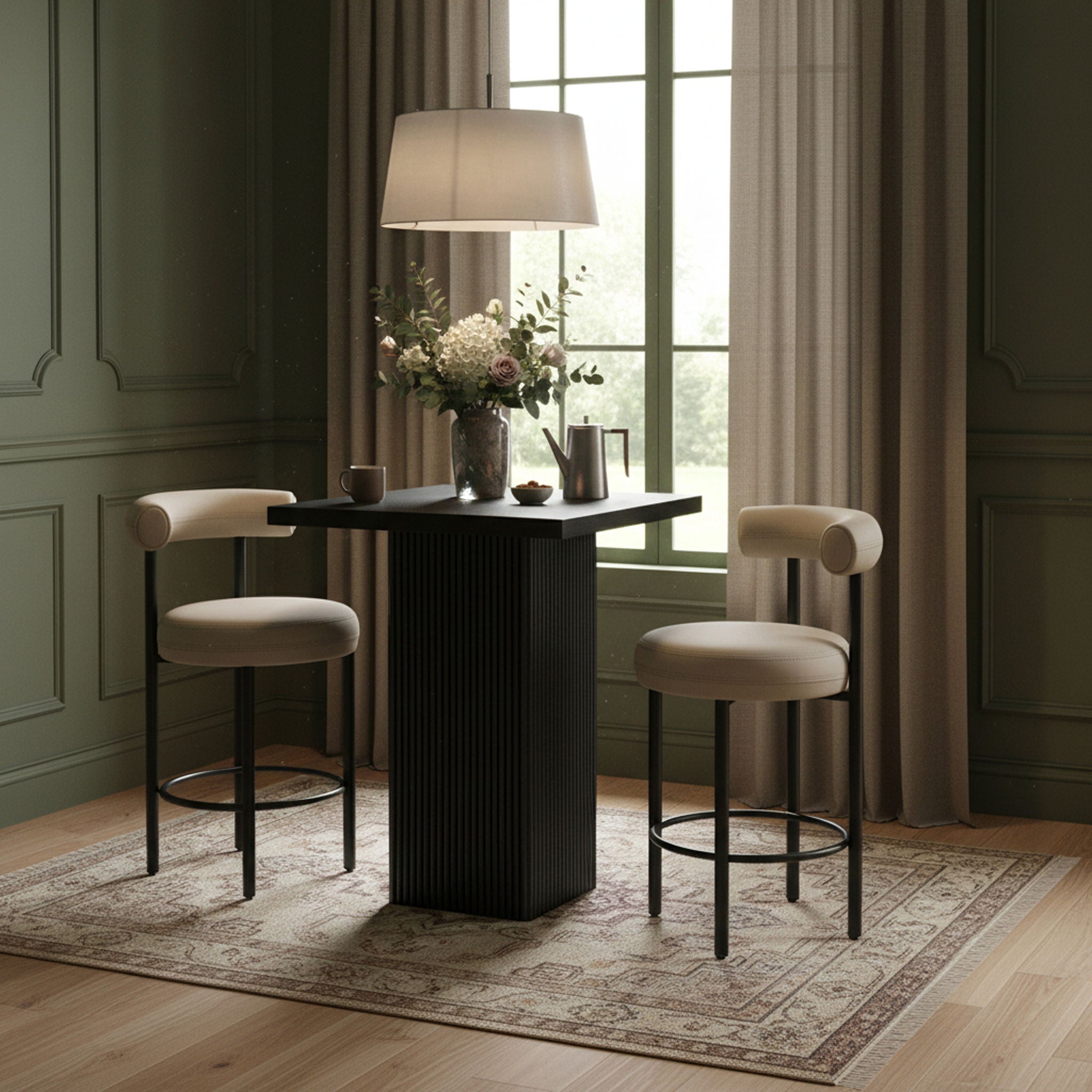 Belinda - Oak Veneer And Solid Wood Table - Urban Living Furniture (Los Angeles, CA)