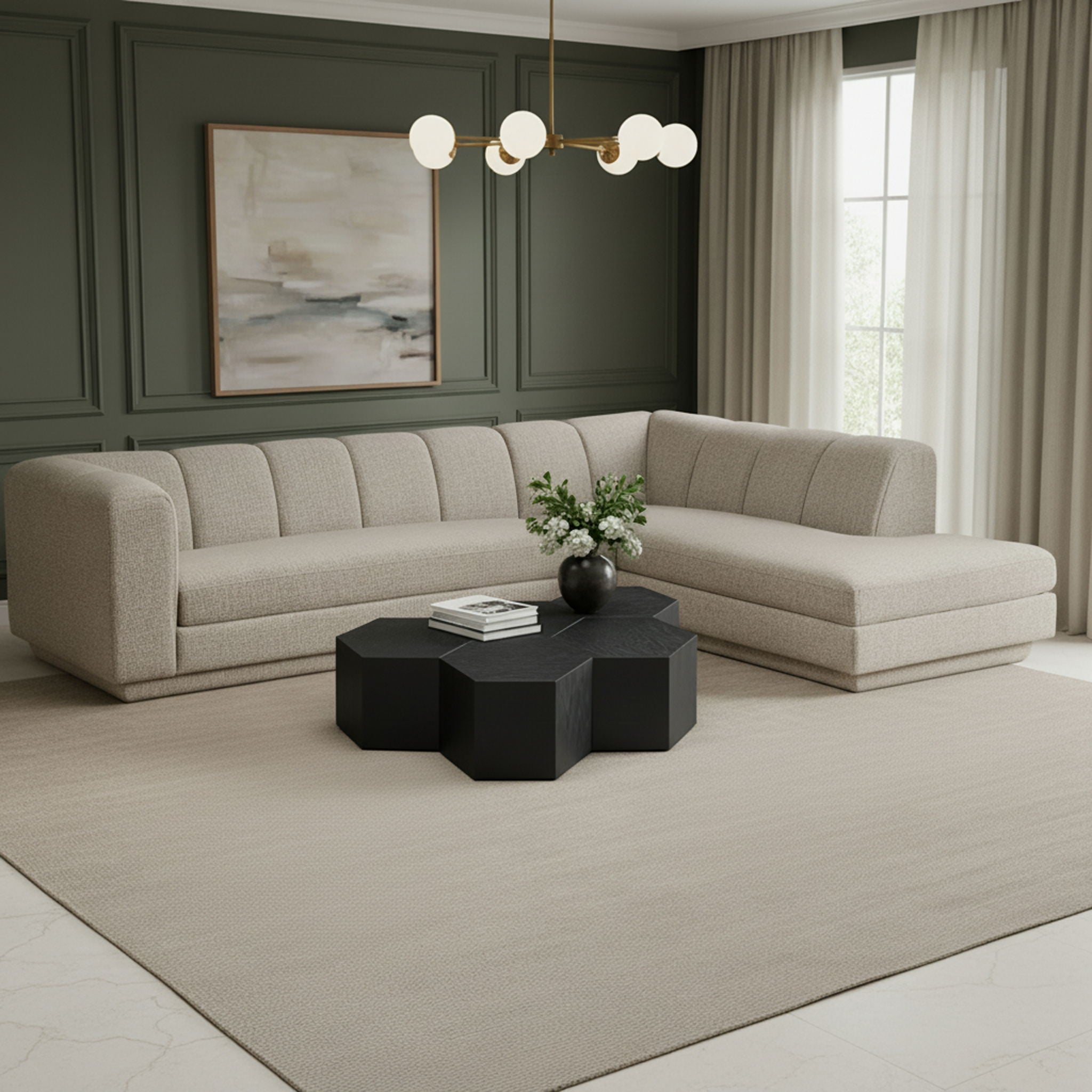 Modari - Sectional - Beige - Urban Living Furniture (Los Angeles, CA)