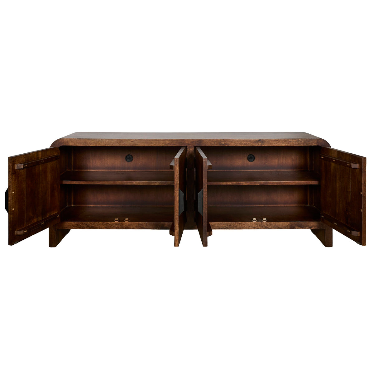 Portico - 78" Console - Warm Brown