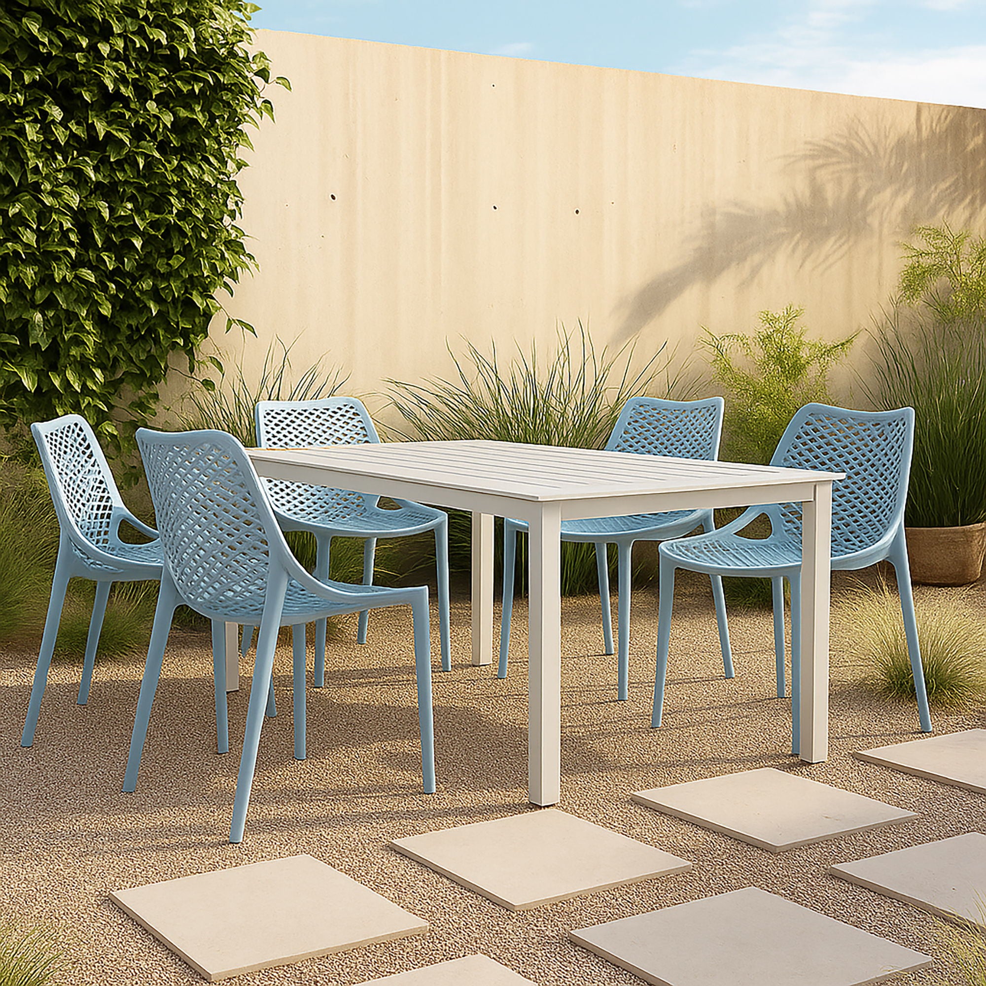 Mykonos - Outdoor Patio Dining Chair (Set of 2) - Urban Living Furniture (Los Angeles, CA)