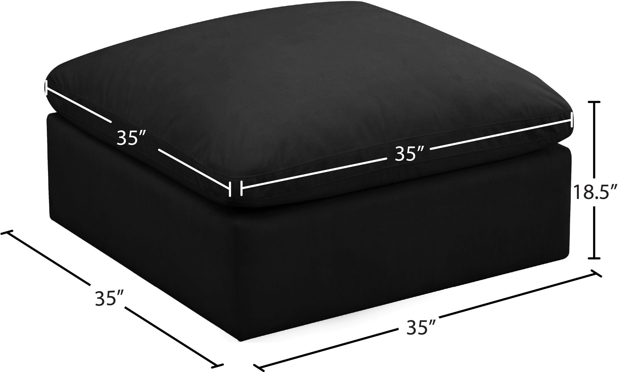 Plush - Modular Ottoman - Urban Living Furniture (Los Angeles, CA)