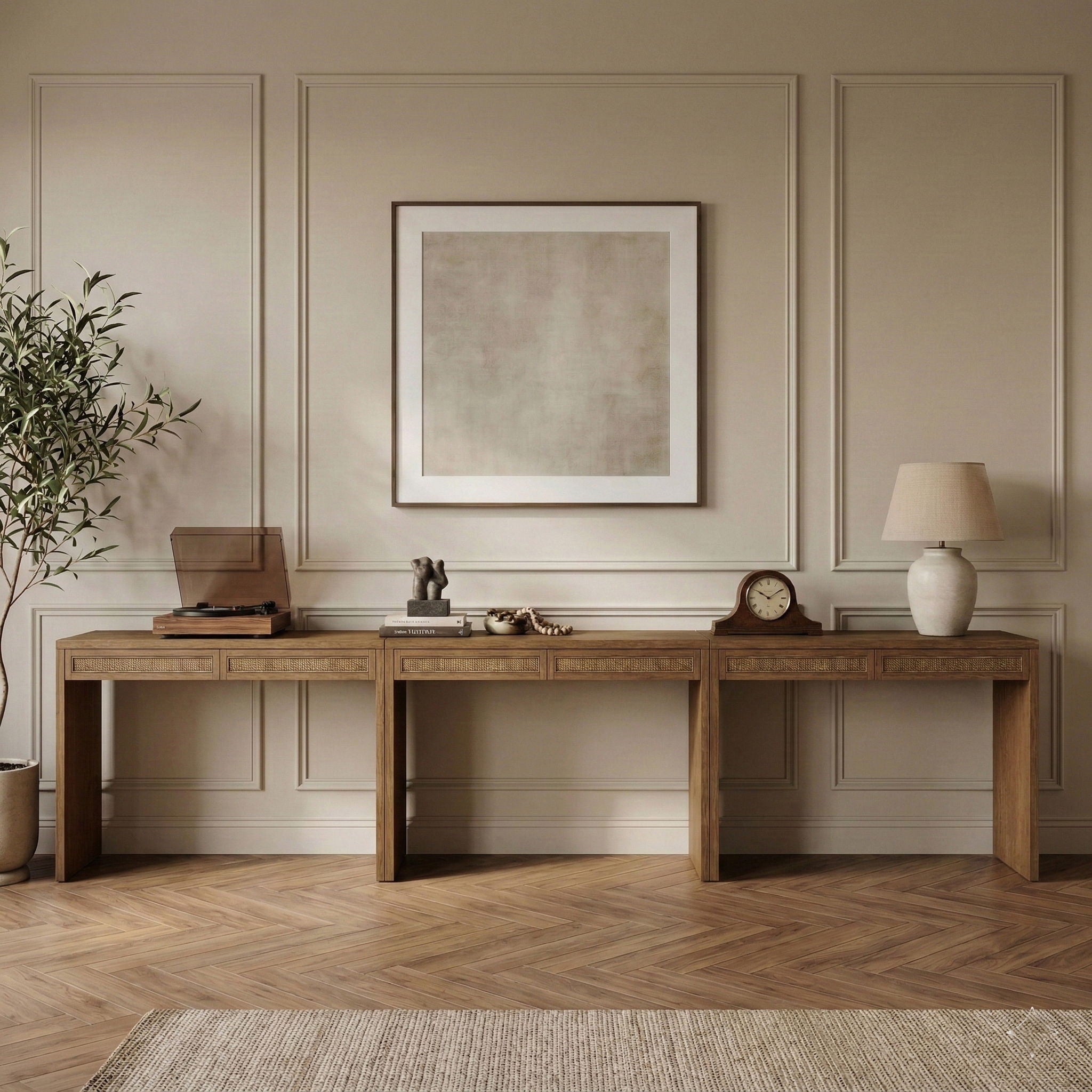 Avro - Solid Wood And Oak Veneer Desk - Urban Living Furniture (Los Angeles, CA)