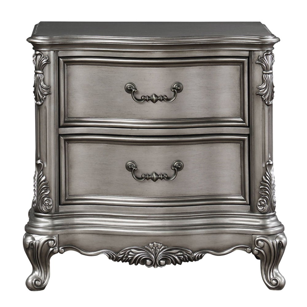 Ariadne - Nightstand - Antique Platinum - Urban Living Furniture (Los Angeles, CA)